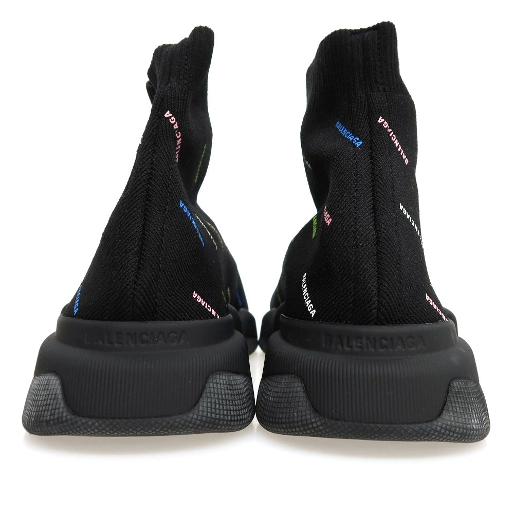 【中古】【未使用】バレンシアガ BALENCIAGA SPEED 2.0 617239 リサイクルニット スニーカー ブラック【サイズJP 27.5】【 状態ランクS 】【 メンズ 】