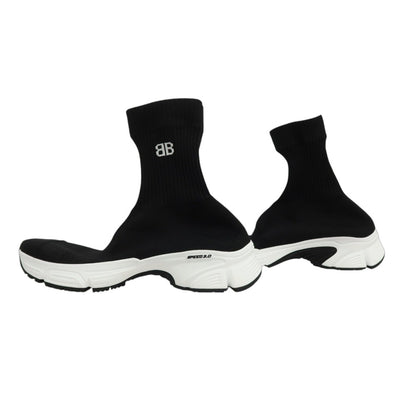 【中古】【未使用】バレンシアガ BALENCIAGA SPEED 3.0 654532 リサイクルニット スニーカー ブラック【サイズJP 26.5】【 状態ランクS 】【 メンズ 】