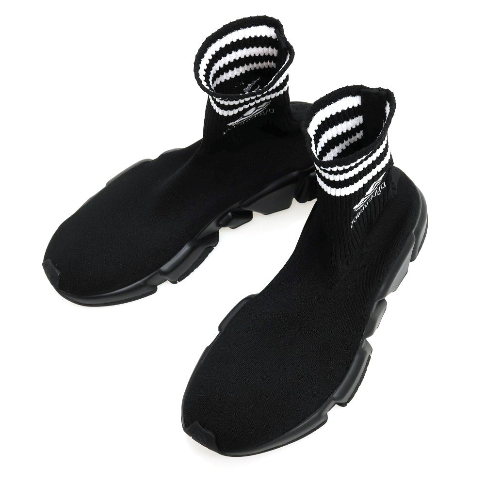 【中古】【未使用】バレンシアガ BALENCIAGA SPEED TRAINER × adidas 717591 スニーカー ブラック【サイズJP 27】【 状態ランクS 】【 メンズ 】