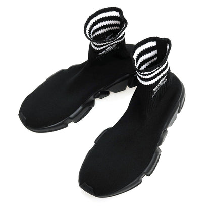 【中古】【未使用】バレンシアガ BALENCIAGA SPEED TRAINER × adidas 717591 スニーカー ブラック【サイズJP 27】【 状態ランクS 】【 メンズ 】
