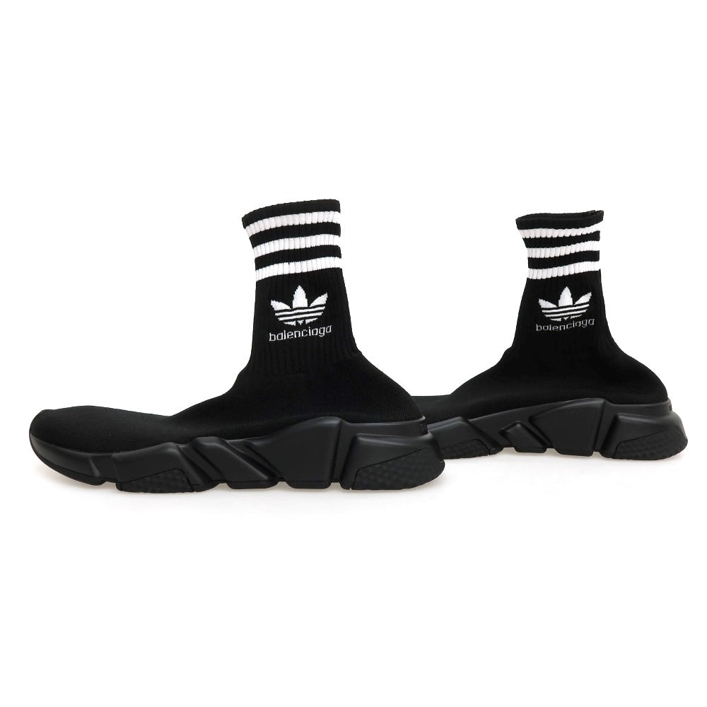 【中古】【未使用】バレンシアガ BALENCIAGA SPEED TRAINER × adidas 717591 スニーカー ブラック【サイズJP 27】【 状態ランクS 】【 メンズ 】