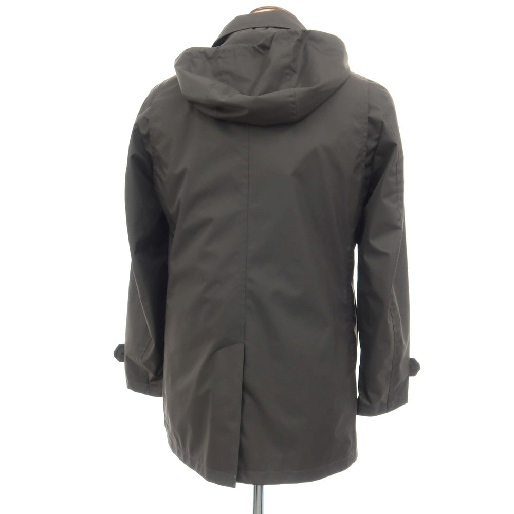 【中古】【未使用】ムーレー MOORER ACQUA PROOF RAVEL-GF ポリエステル ステンカラーコート グレー【サイズ46】【 状態ランクS 】【 メンズ 】
