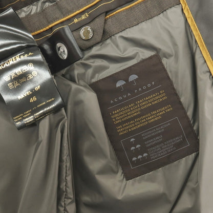 【中古】【未使用】ムーレー MOORER ACQUA PROOF RAVEL-GF ポリエステル ステンカラーコート グレー【サイズ46】【 状態ランクS 】【 メンズ 】