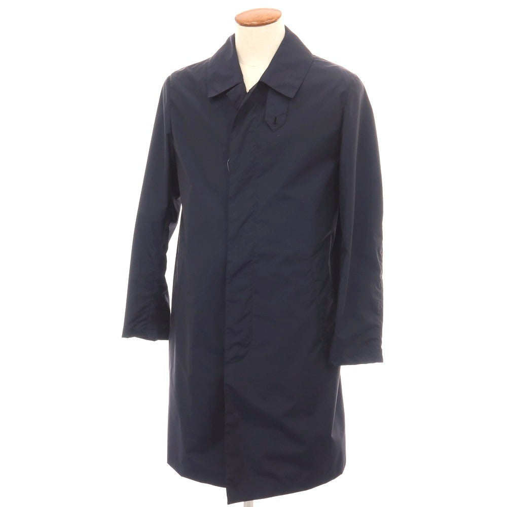 【中古】【未使用】マッキントッシュ Mackintosh DUNKELD ウールナイロン ステンカラーコート ネイビー【サイズ38】【 状態ランクS 】【 メンズ 】