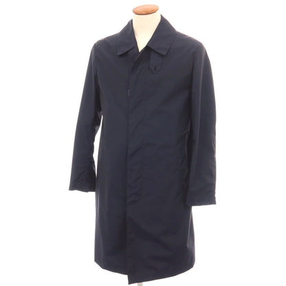 【中古】【未使用】マッキントッシュ Mackintosh DUNKELD ウールナイロン ステンカラーコート ネイビー【サイズ38】【 状態ランクS 】【 メンズ 】