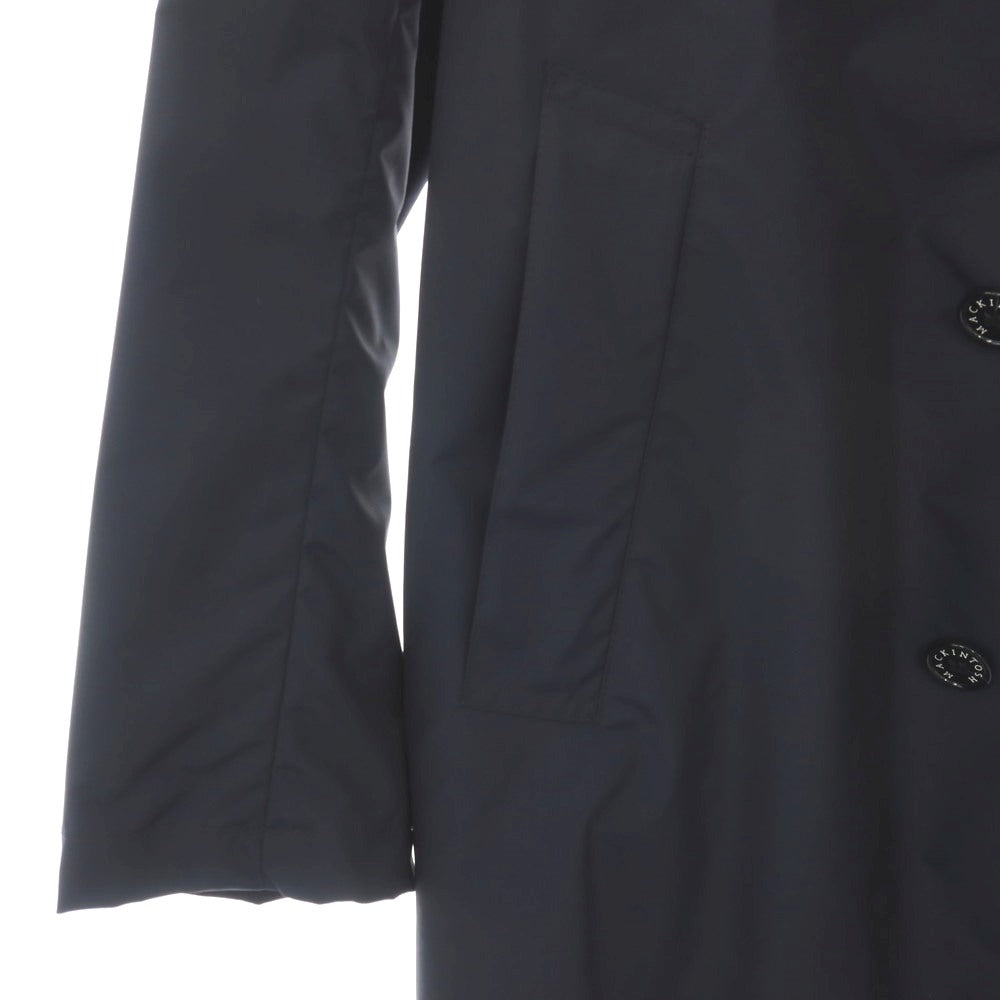 【中古】【未使用】マッキントッシュ Mackintosh DUNKELD ウールナイロン ステンカラーコート ネイビー【サイズ38】【 状態ランクS 】【 メンズ 】