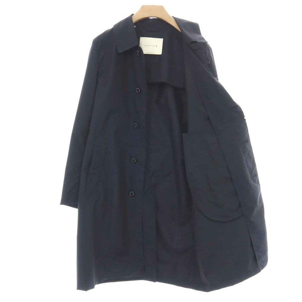 【中古】【未使用】マッキントッシュ Mackintosh DUNKELD ウールナイロン ステンカラーコート ネイビー【サイズ38】【 状態ランクS 】【 メンズ 】
