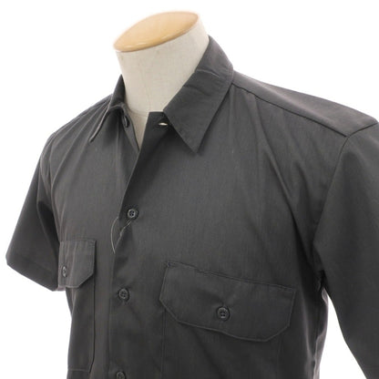 【中古】ディッキーズ Dickies ICONS ポリエステルコットン 半袖シャツ ワークシャツ グレー【サイズXS】【 状態ランクB 】【 メンズ 】