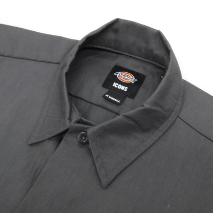 【中古】ディッキーズ Dickies ICONS ポリエステルコットン 半袖シャツ ワークシャツ グレー【サイズXS】【 状態ランクB 】【 メンズ 】