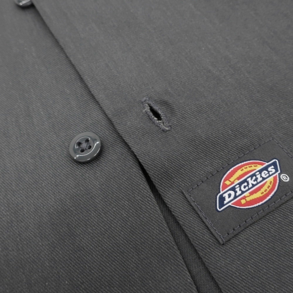 【中古】ディッキーズ Dickies ICONS ポリエステルコットン 半袖シャツ ワークシャツ グレー【サイズXS】【 状態ランクB 】【 メンズ 】