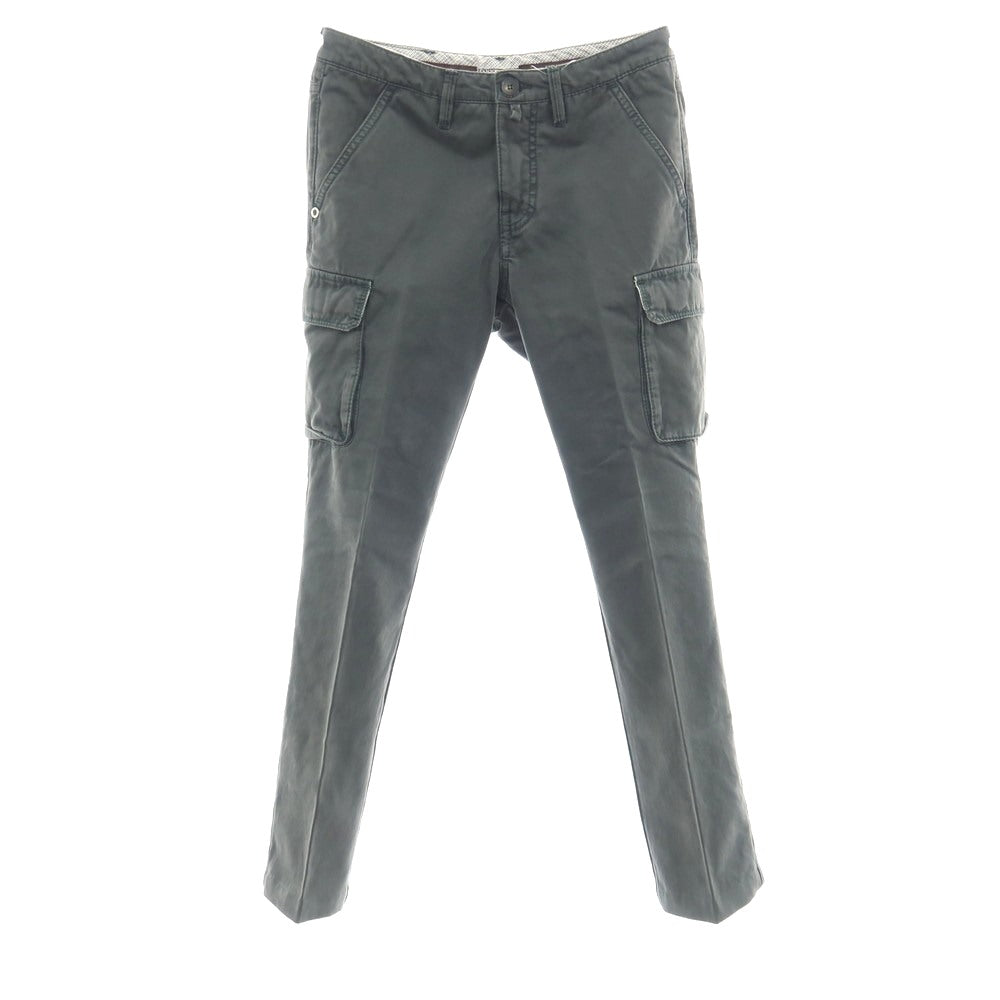 【中古】ヤコブコーエン JACOB COHEN APW118 NEW ツイルコットン カーゴパンツ グレーグリーン【サイズ29】【 状態ランクB 】【 メンズ 】