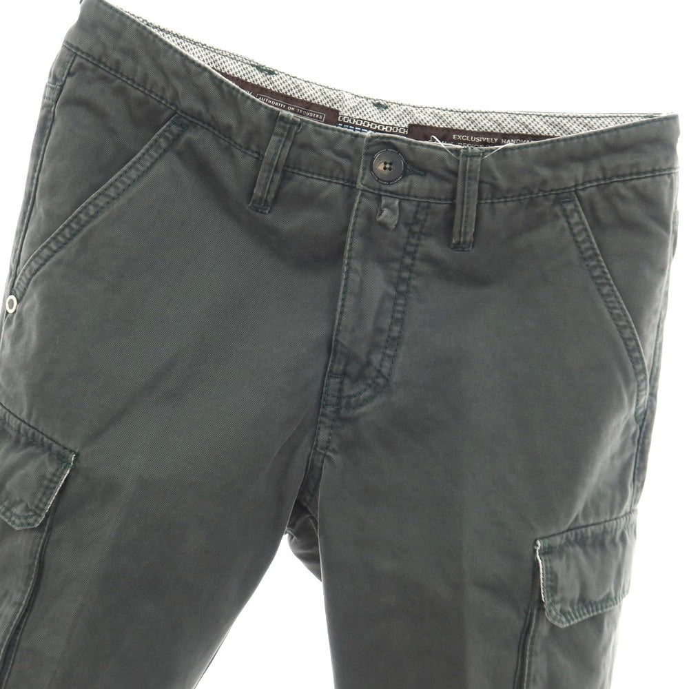 【中古】ヤコブコーエン JACOB COHEN APW118 NEW ツイルコットン カーゴパンツ グレーグリーン【サイズ29】【 状態ランクB 】【 メンズ 】