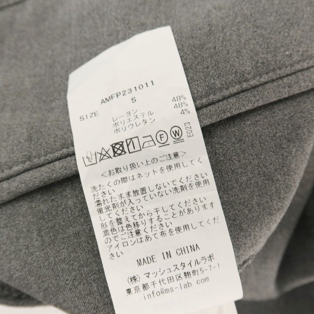 【中古】アウール AOURE ストレッチ レーヨンポリエステル イージスラックス パンツ グレー【サイズS】【 状態ランクB 】【 メンズ 】