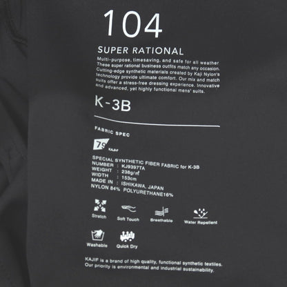 【中古】ケースリービー K-3B ストレッチ ナイロン カーゴ イージーパンツ ブラック【 状態ランクB 】【 メンズ 】