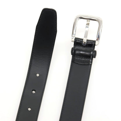 【中古】アルコディオ ARCODIO レザー ベルト ブラックxシルバー【サイズ80】【 状態ランクA 】【 メンズ 】