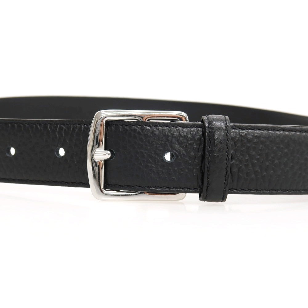 【中古】アルコディオ ARCODIO シボレザー ベルト ブラックxシルバー【サイズ80】【 状態ランクA 】【 メンズ 】