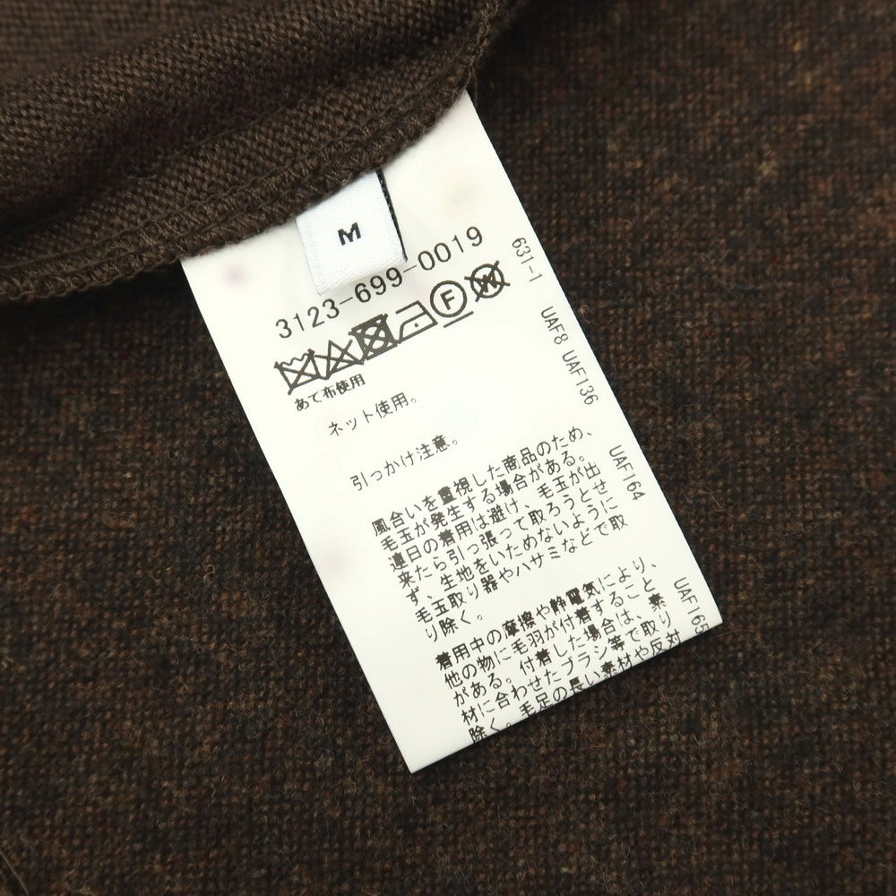 【中古】グリーンレーベルリラクシング green label relaxing ウール混 ニット切替 カジュアル系ジレ ベスト ブラウン【サイズM】【 状態ランクB 】【 メンズ 】