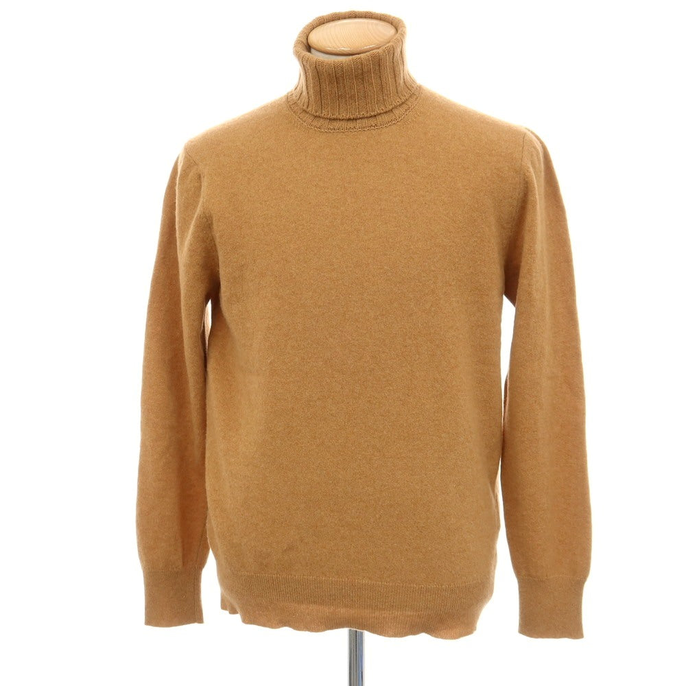 【中古】マックリッチ McRitchie ウール タートルネック プルオーバーニット ライトオレンジブラウン【サイズ46】【 状態ランクB 】【 メンズ 】