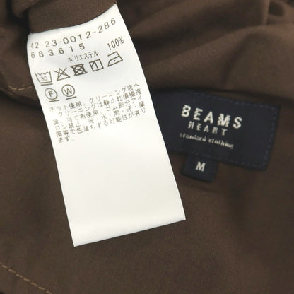 【中古】ビームスハート BEAMS HEART ポリエステル イージー カジュアルスラックスパンツ ブラウン【サイズM】【 状態ランクB 】【 メンズ 】