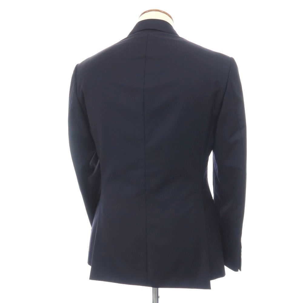 【中古】ラルフローレン RALPH LAUREN ウール ダブル6B テーラードジャケット ネイビー【サイズ表記なし（M位）】【 状態ランクC 】【 メンズ 】