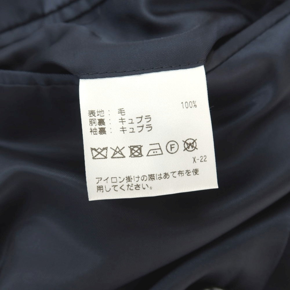 【中古】ラルフローレン RALPH LAUREN ウール ダブル6B テーラードジャケット ネイビー【サイズ表記なし（M位）】【 状態ランクC 】【 メンズ 】