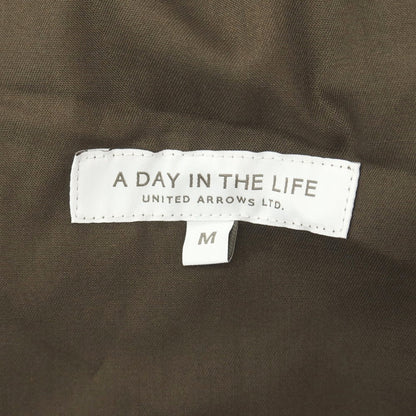 【中古】【未使用】ア デイ イン ザ ライフ ユナイテッドアローズ a day in the life united arrows ポリエステル 花柄 ボタニカル プリント イージー ショートパンツ グレーxブルー系【サイズM】【 状態ランクS 】【 メンズ 】