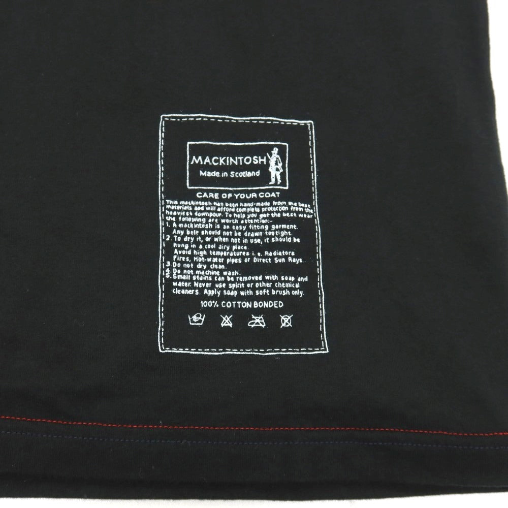 【中古】バンドオブアウトサイダーズ Band of Outsiders × MACKINTOSH コットン クルーネック 半袖Ｔシャツ ブラック【サイズＳ】【 状態ランクB 】【 メンズ 】