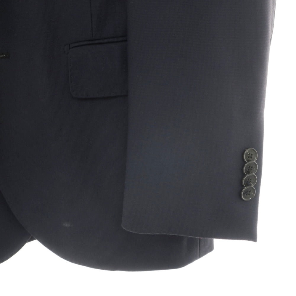 【中古】マッキントッシュフィロソフィー MACKINTOSH PHILOSOPHY TROTTER ポリエステルキュプラ ジャージー 2つボタンスーツ ネイビー【サイズ38R】【 状態ランクC 】【 メンズ 】