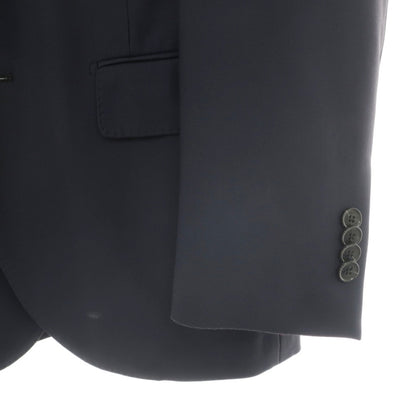 【中古】マッキントッシュフィロソフィー MACKINTOSH PHILOSOPHY TROTTER ポリエステルキュプラ ジャージー 2つボタンスーツ ネイビー【サイズ38R】【 状態ランクC 】【 メンズ 】