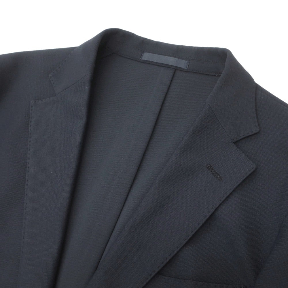 【中古】マッキントッシュフィロソフィー MACKINTOSH PHILOSOPHY TROTTER ポリエステルキュプラ ジャージー 2つボタンスーツ ネイビー【サイズ38R】【 状態ランクC 】【 メンズ 】