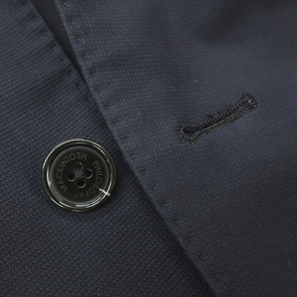 【中古】マッキントッシュフィロソフィー MACKINTOSH PHILOSOPHY TROTTER ポリエステルキュプラ ジャージー 2つボタンスーツ ネイビー【サイズ38R】【 状態ランクC 】【 メンズ 】