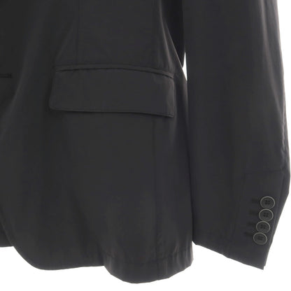 【中古】ヘルノ Herno ストレッチ ナイロン 2B カジュアルジャケット ブラック【サイズ46】【 状態ランクB 】【 メンズ 】