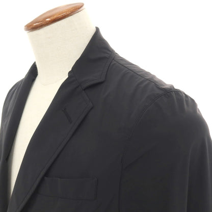 【中古】ヘルノ Herno ストレッチ ナイロン 2B カジュアルジャケット ブラック【サイズ46】【 状態ランクB 】【 メンズ 】
