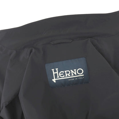 【中古】ヘルノ Herno ストレッチ ナイロン 2B カジュアルジャケット ブラック【サイズ46】【 状態ランクB 】【 メンズ 】