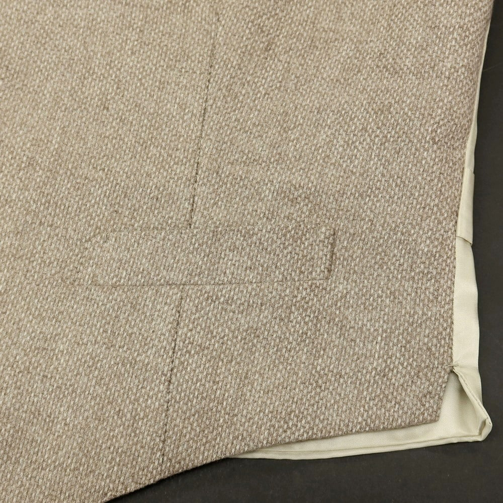 【中古】オンダータ Ondata ウールカシミヤシルク カジュアル系ジレ ベスト ベージュ【サイズ44】【 状態ランクC 】【 メンズ 】