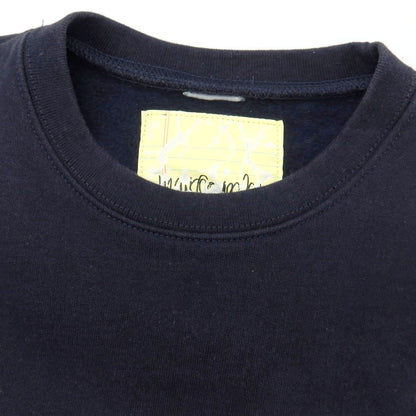 【中古】エスエスズィー SSZ × Mark Gonzales コットン スウェット ネイビー【サイズL】【 状態ランクC 】【 メンズ 】
