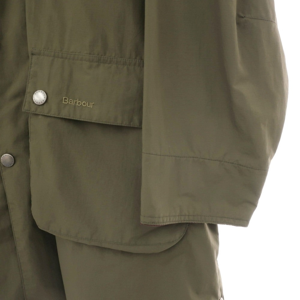 【中古】ポールスミス Paul Smith × Barbour リップストップナイロン フィールドコート オリーブグリーン【サイズM】【 状態ランクB 】【 メンズ 】