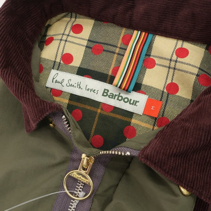 【中古】ポールスミス Paul Smith × Barbour リップストップナイロン フィールドコート オリーブグリーン【サイズM】【 状態ランクB 】【 メンズ 】