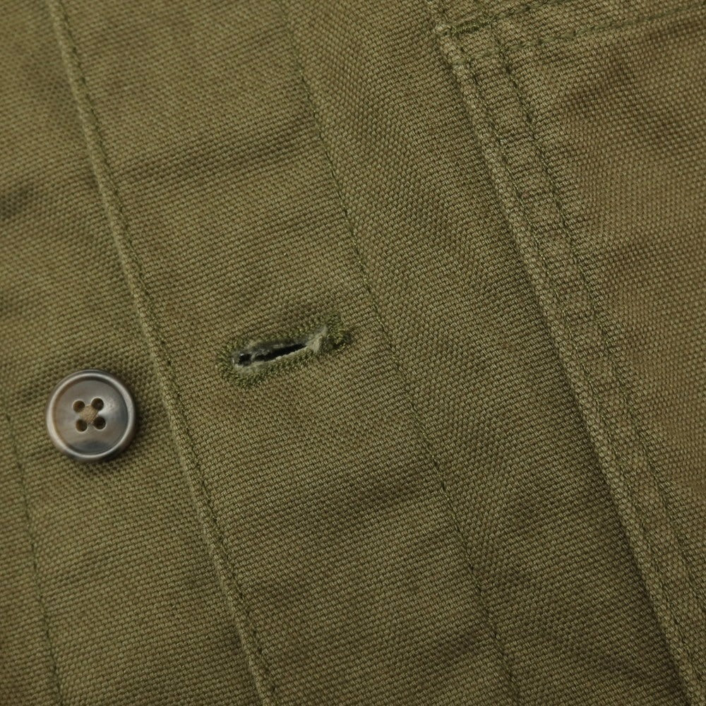 【中古】パタゴニア patagonia コットン ポイント レイズ キャンバスジャケット オリーブグリーン【サイズS】【 状態ランクB 】【 メンズ 】