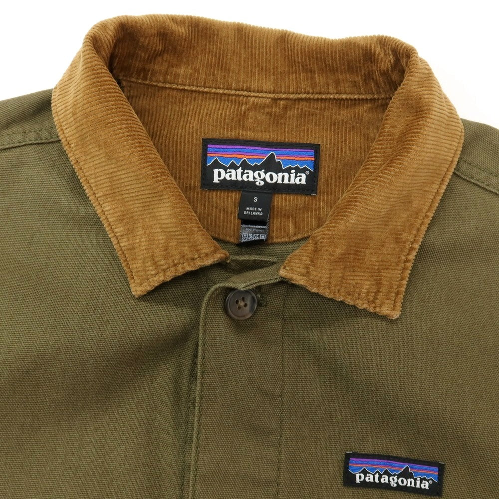 【中古】パタゴニア patagonia コットン ポイント レイズ キャンバスジャケット オリーブグリーン【サイズS】【 状態ランクB 】【 メンズ 】