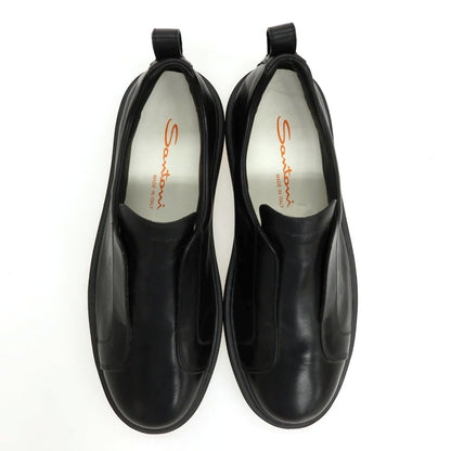 【新品】サントーニ Santoni レザー スニーカー ブラック【サイズUK6】【 状態ランクN 】【 メンズ 】
