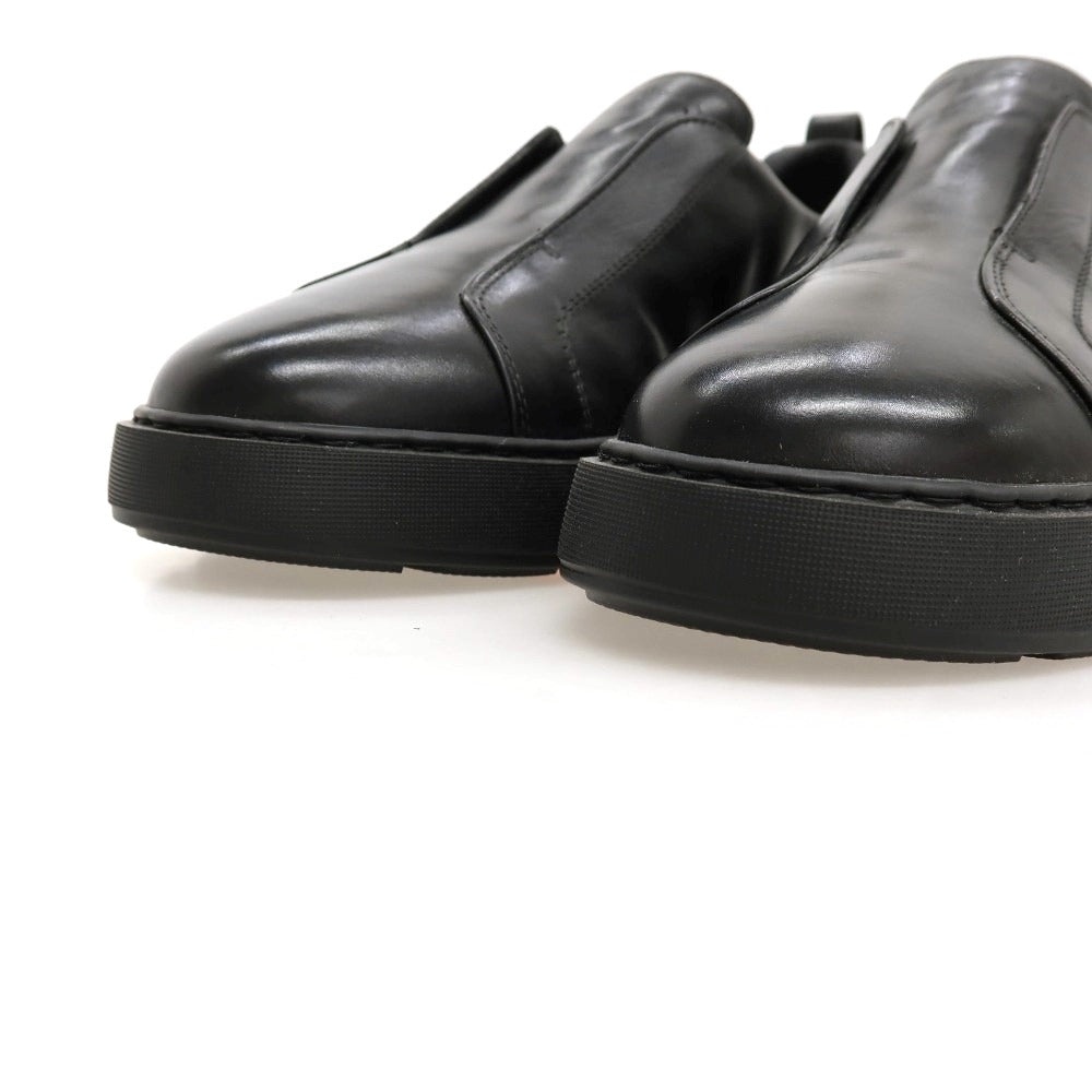 【新品】サントーニ Santoni レザー スニーカー ブラック【サイズUK6】【 状態ランクN 】【 メンズ 】