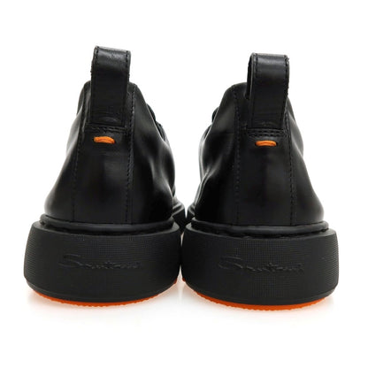【新品】サントーニ Santoni レザー スニーカー ブラック【サイズUK6】【 状態ランクN 】【 メンズ 】