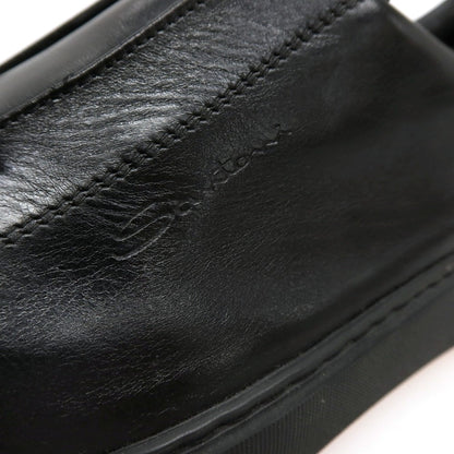 【新品】サントーニ Santoni レザー スニーカー ブラック【サイズUK6】【 状態ランクN 】【 メンズ 】