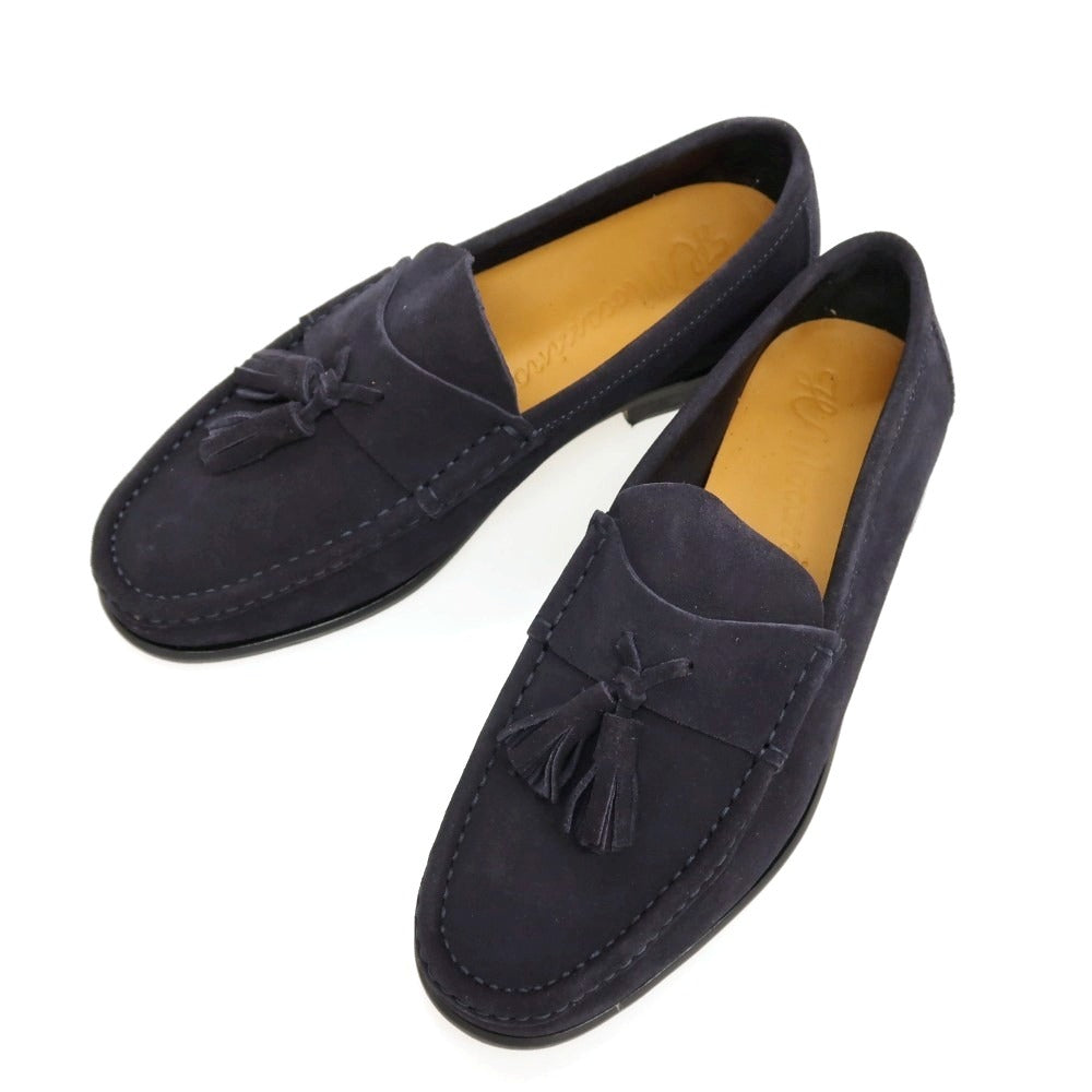 【新品】イルモカシーノ IL MOCASSINO スエード ローファー ネイビー【サイズ39】【 状態ランクN 】【 メンズ 】