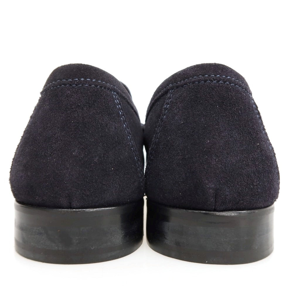 【新品】イルモカシーノ IL MOCASSINO スエード ローファー ネイビー【サイズ39】【 状態ランクN 】【 メンズ 】