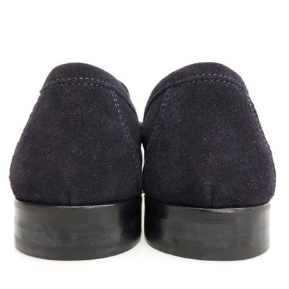【新品アウトレット】イルモカシーノ IL MOCASSINO スエード ローファー ネイビー【サイズ41】【 状態ランクN- 】【 メンズ 】