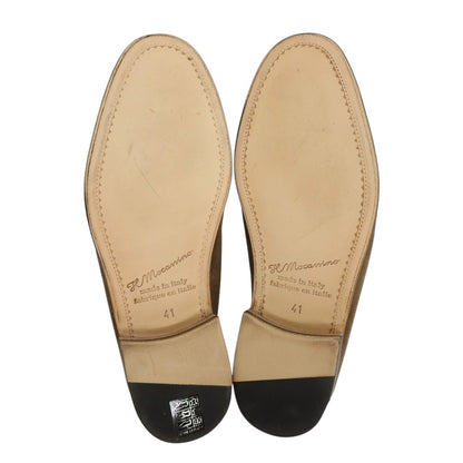 【新品アウトレット】イルモカシーノ IL MOCASSINO スエード ローファー カーキブラウン【サイズ41】【 状態ランクN- 】【 メンズ 】