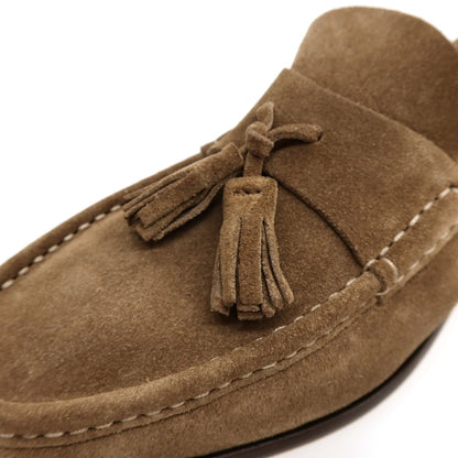 【新品アウトレット】イルモカシーノ IL MOCASSINO スエード ローファー カーキブラウン【サイズ41】【 状態ランクN- 】【 メンズ 】