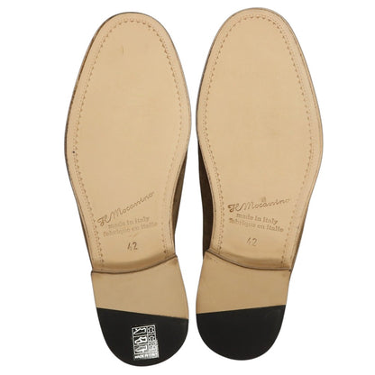 【新品アウトレット】イルモカシーノ IL MOCASSINO スエード ローファー カーキブラウン【サイズ42】【 状態ランクN- 】【 メンズ 】